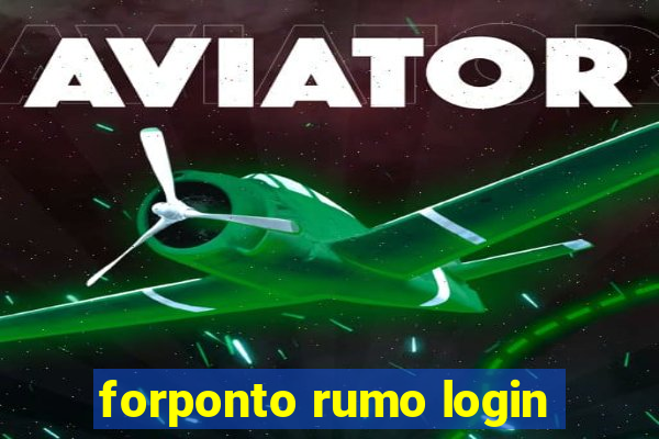 forponto rumo login